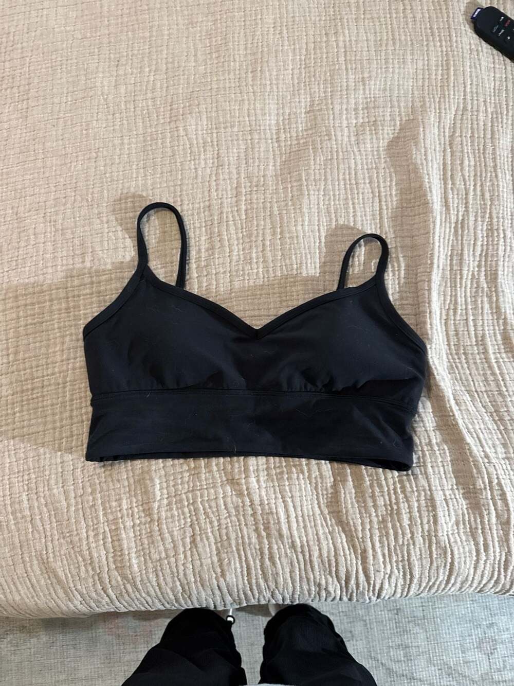 Lululemon Align V-Neck Bra Light Support Black
